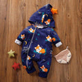 Animal Hooded Baby Jumpsuit