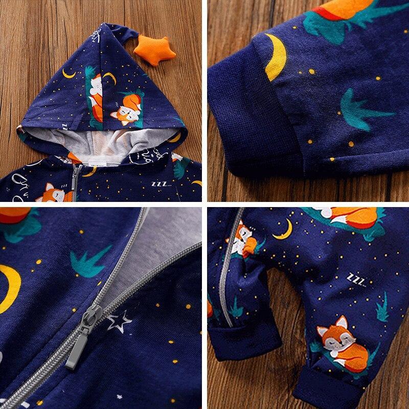 Animal Hooded Baby Jumpsuit