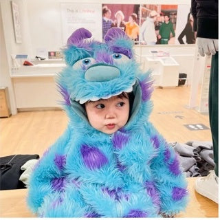 Cute Animal Baby Jumpsuit With Hooded Zipper